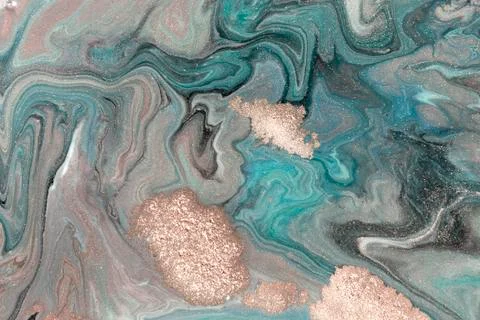 Pale marbling pattern. Simple marble liquid texture. Illustrazione stock