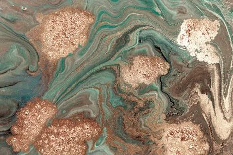 Pale marbling pattern. Simple marble liquid texture. Illustrazione stock