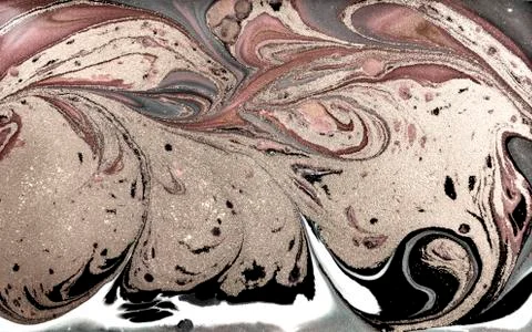 Pale marbling pattern. Simple marble liquid texture. Illustrazione stock