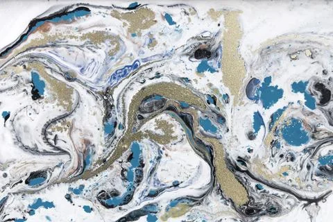 Pale marbling pattern. Simple marble liquid texture. Illustrazione stock