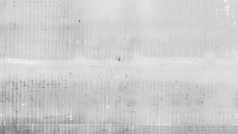 Pale Monochrome Scanline Texture with Dust and Worn Paper Grain Stockbeeldmateriaal 327920550