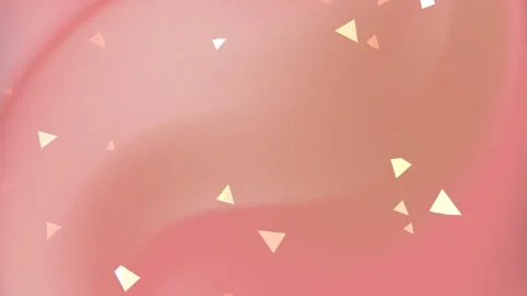 Pale peach background features small scattered light beige triangles. Stock Footage 301933944