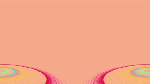 Pale pink background design with circles in 4k video. Stock Footage 146946346