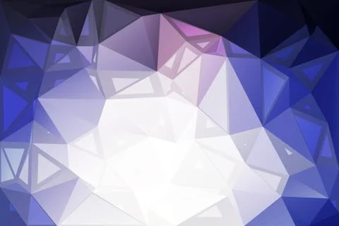 Pale pink blue random sizes low poly background Illustrazione stock