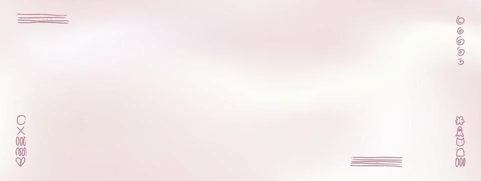 Pale pink gradient background with metallic nacre and simple plain glow. Soft Ilustração Stock
