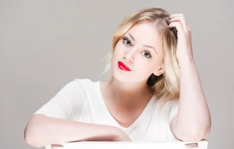 Pale princess. Stock Photos