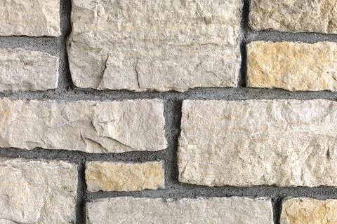 Pale Stone Wall Background Stockfoto's