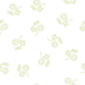 Pale stool hepatitis glyph seamless pattern Stock Illustration