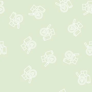 Pale stool hepatitis line seamless pattern Stock Illustration