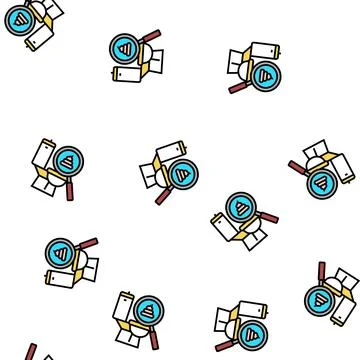 Pale stool hepatitis vector seamless pattern Stock Illustration