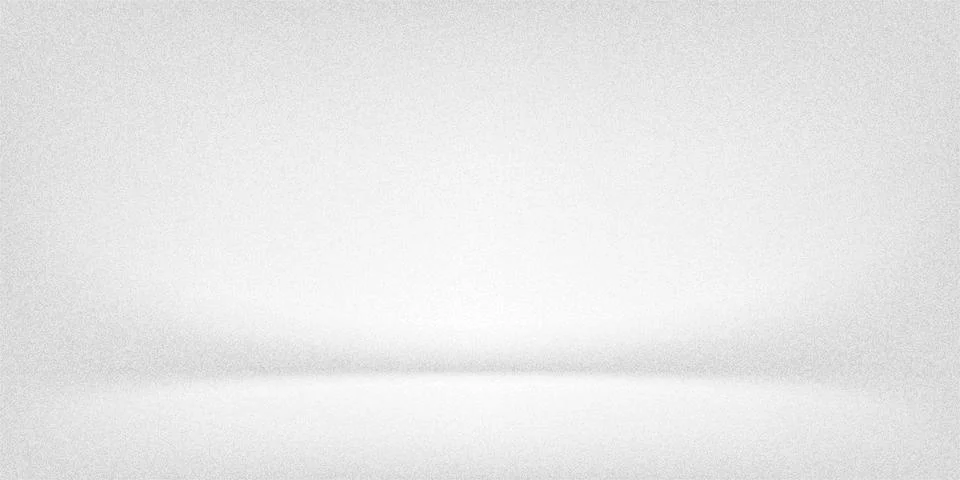 Pale White Empty Interior with Soft Floor Shadow Vector 库存插图