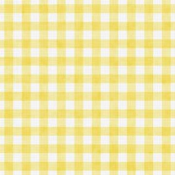 Pale yellow gingham pattern repeat background Stock Illustration