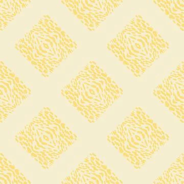 A pale yellow tiling seamless vector pattern Stock Illustration