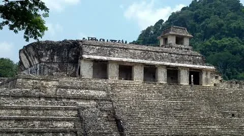 Palenque's  Palace Timelapse Vídeos de archivo 8922400