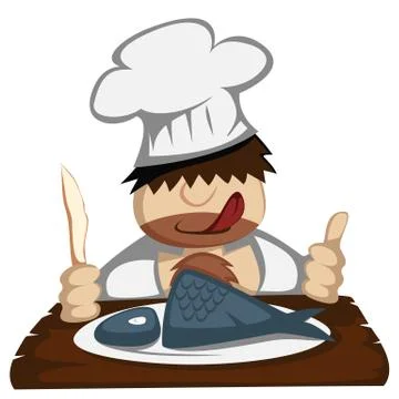 Paleo chef Stock Illustration