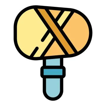Paleo hammer icon vector flat Stock Illustration