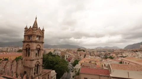 Palermo From Above 스톡 동영상 62780772