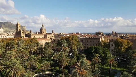 Palermo from aerial perspective 库存影片 167521772