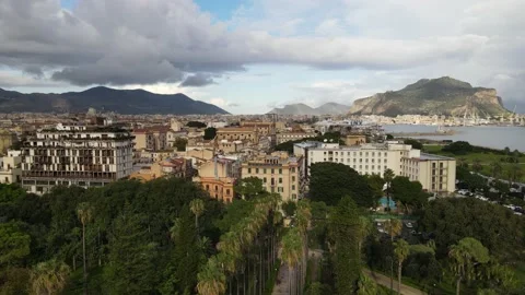 Palermo Aeril View Stock Footage 167524704