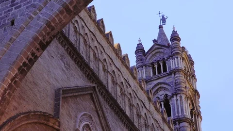 The Palermo Cathedral (duomo) Stock Footage 88638115