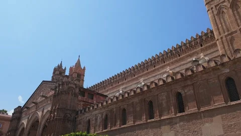 Palermo Cathedral Hyperlapse/Timelapse Stock Footage 314293924
