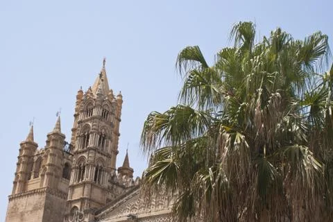 Palermo Cathedral Stock Photos