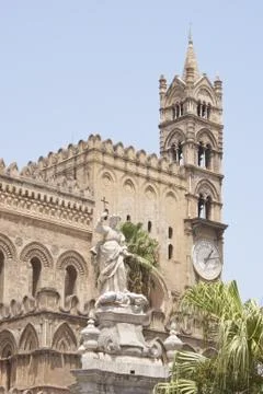 Palermo Cathedral Stock Photos