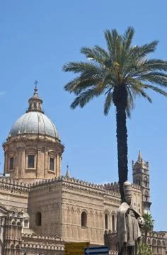 Palermo Cathedral Stock Photos