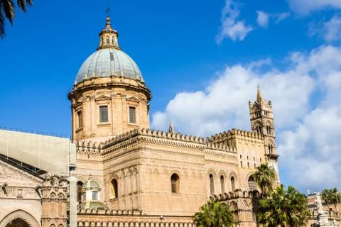 Palermo Cathedral Stock Photos