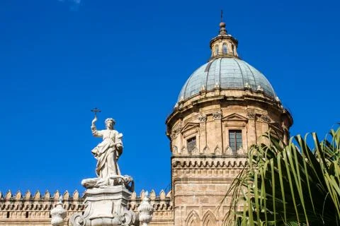 Palermo Cathedral Stock Photos