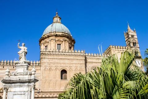Palermo Cathedral Stock Photos