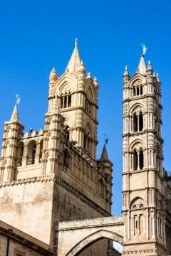 Palermo Cathedral Stock Photos