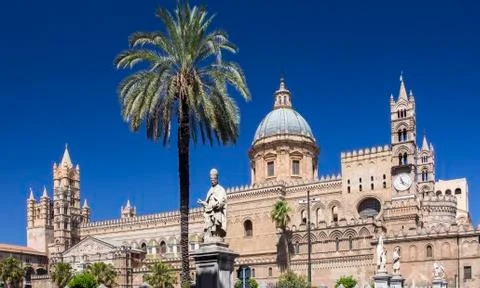 Palermo Cathedral Stock Photos