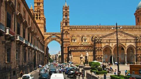 Palermo Cathedral 스톡 사진