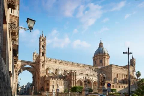 Palermo, cathedral Stock Photos