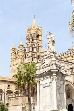 Palermo Cathedral Stock Photos