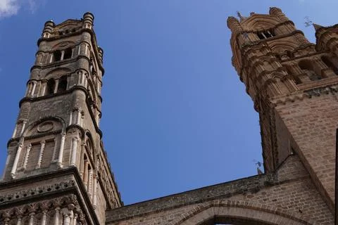 Palermo Cathedral. Stockfoto's
