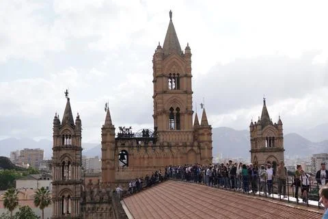 Palermo Cathedral. 스톡 사진