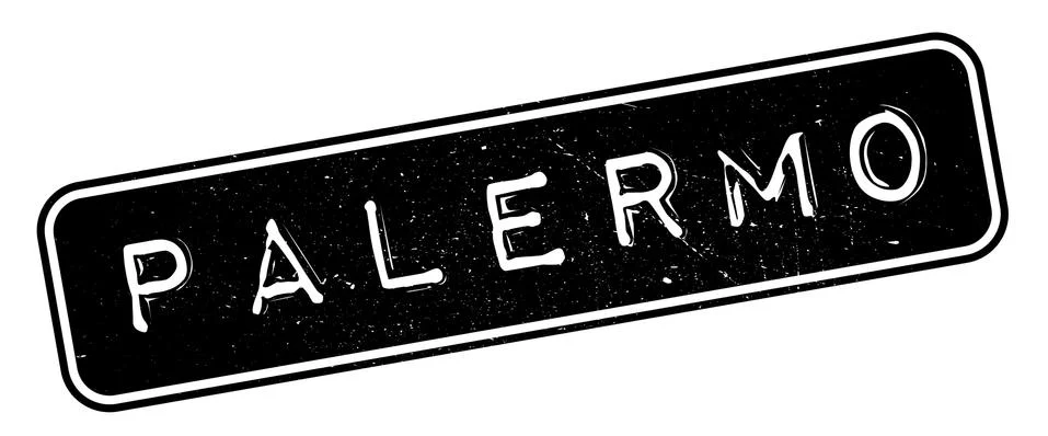 Palermo rubber stamp Stock Illustration