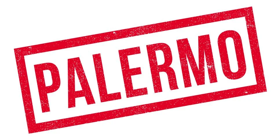 Palermo rubber stamp Stock Illustration