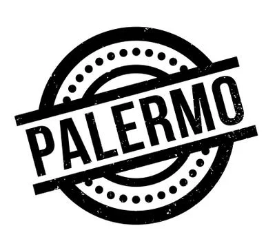 Palermo rubber stamp Stock Illustration