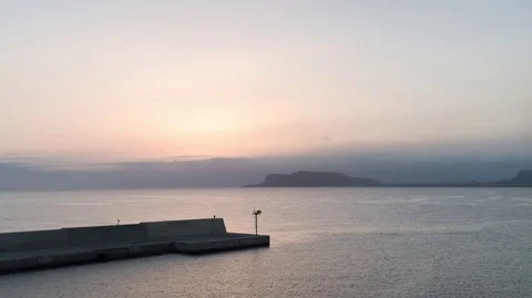 Palermo sicily shipping harbour port industrial transportation cargo Stock Footage