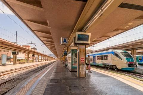 Palermo train station Stock Photos