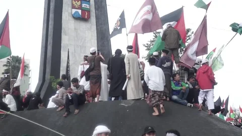 Palestina demonstration Stock Footage 254220020