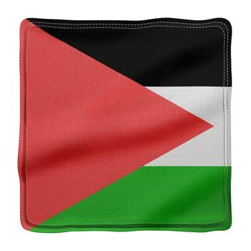 Palestine 3d flag Stock Illustration