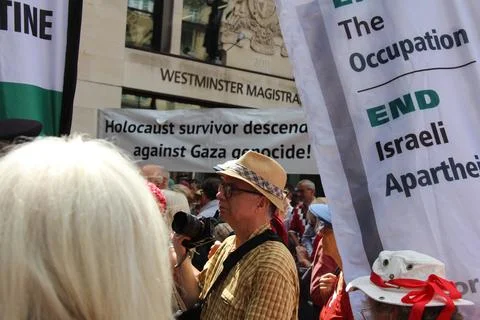 Palestine Action protest Stock Photos