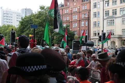 Palestine Action protest Stock Photos