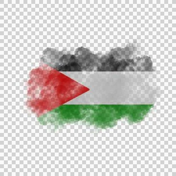 Palestine Brush Flag Stock Photos