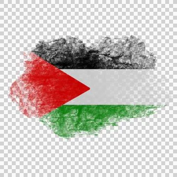 Palestine Brush Flag Stock Photos