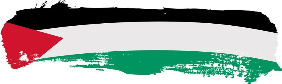Palestine flag element . vector illustration Stockillustratie